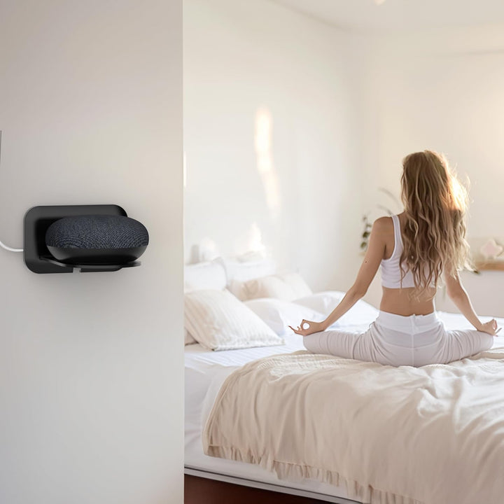Cozycase Wandhalterung für E 4. Gen & Home Mini – Halterung Ständer mit Kabelmanagement aus Metall (