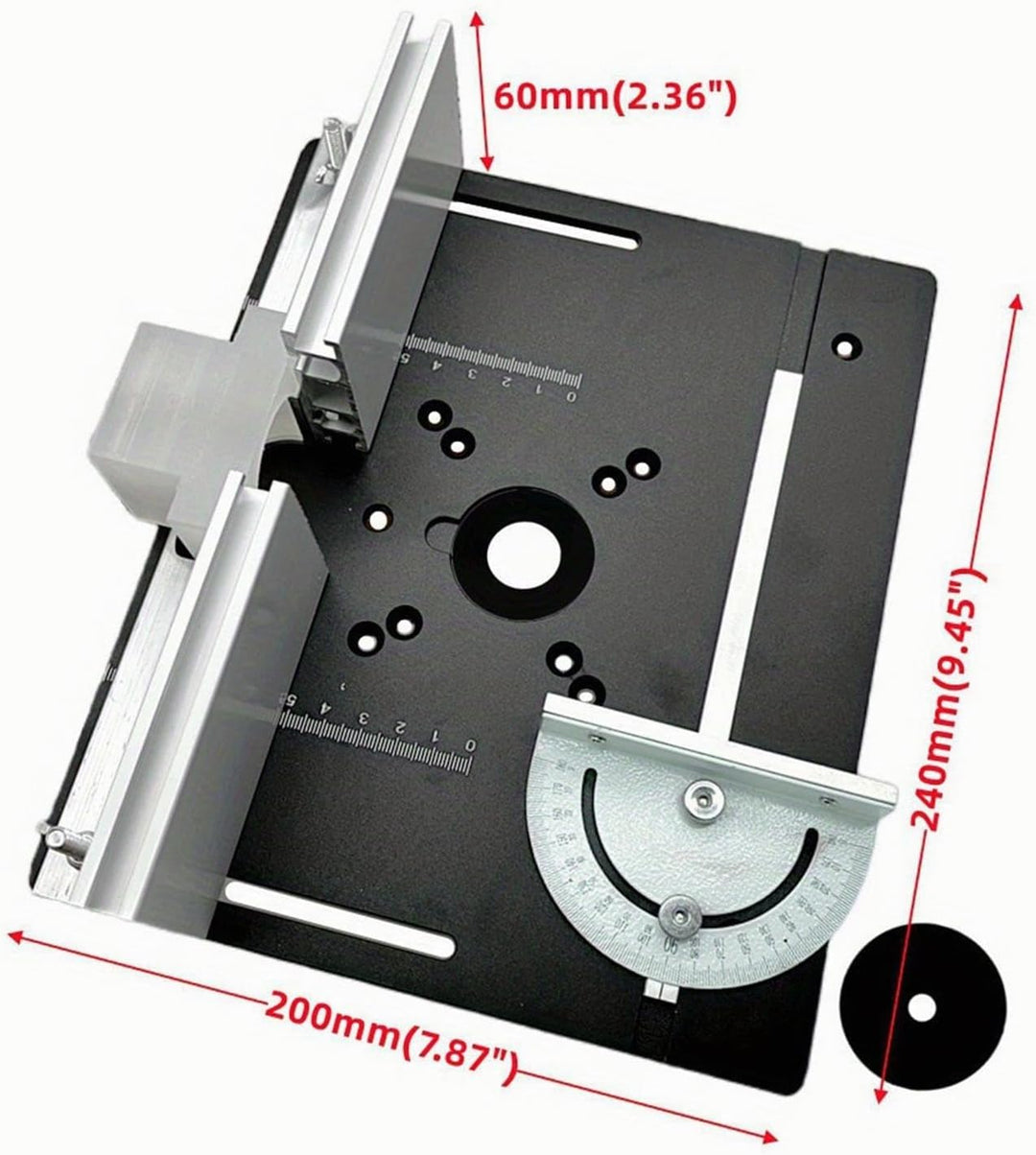 Präzisions-Oberfräsenlift, Oberfräsen-Lift-Kit, Manuelles Hebe-Router-Hebesystem-Kit, Manuelles Hebe