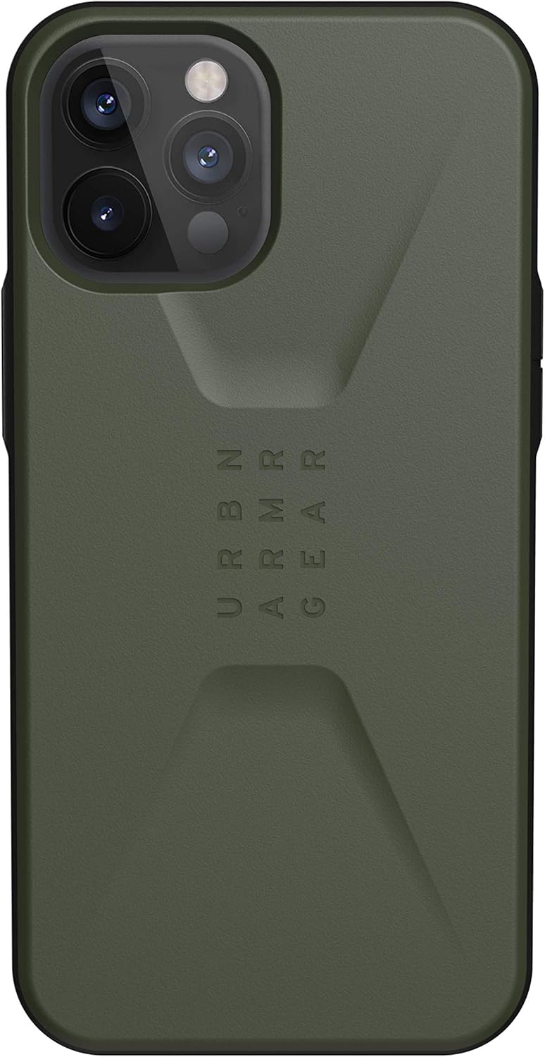 Urban Armor Gear Civilian Hülle Apple iPhone 12 Pro Max (6,7" Zoll) Schutzhülle (Wireless Charging k