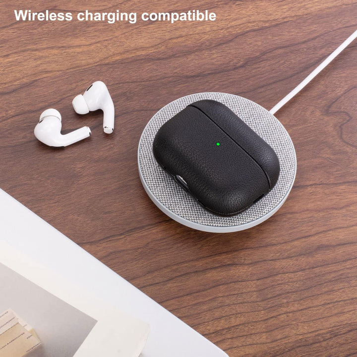 Haobobro [Lambskin Series] AirPods Pro 2. Generation Hülle 2022 - AirPods Pro 2 Leder Case - AirPods