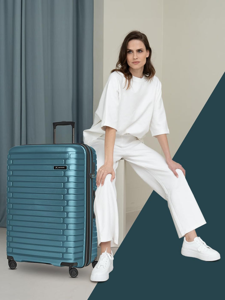 Hartschalen Check-in Koffer | Grosser XL Trolley 52 x 31 x 75 cm von 101 auf 110 Liter erweiterbar |