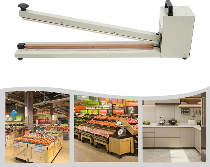 Heisssiegelgerät 600 mm Folienschweissgerät Impuls Schweissgerät 3mm Dichtungsbreite Balkenschweissg