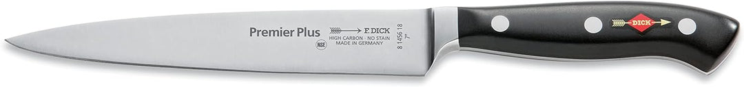 F. DICK Tranchiermesser, Premier Plus (Messer mit Klinge 18 cm, X50CrMoV15 Stahl, nichtrostend, 56°
