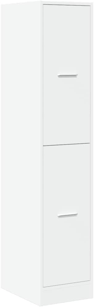 vidaXL Apothekerschrank, Ausziehschrank mit Stauraum, Allzweckschrank für Wohnzimmer Büro, Nischensc