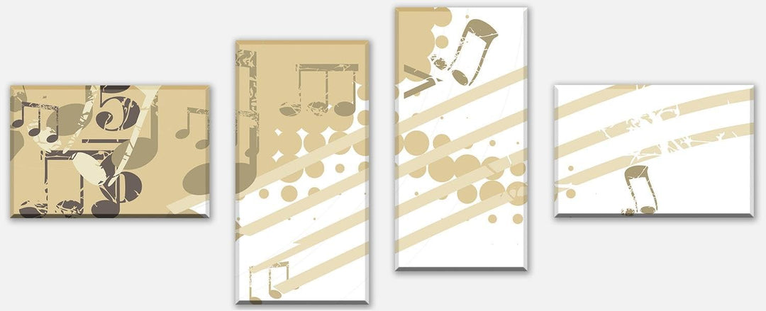 wandmotiv24 Leinwandbild Musik Hobby Variante 4-100 x 45cm Bilder auf Leinwand, Wandbild M0077 Varia