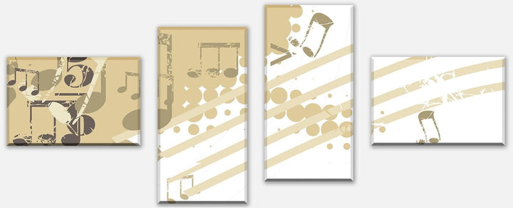 wandmotiv24 Leinwandbild Musik Hobby Variante 4-100 x 45cm Bilder auf Leinwand, Wandbild M0077 Varia