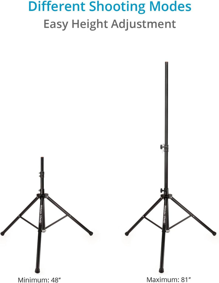 PROAIM Heavy Duty Jib Stand for Camera Jib Crane with 33mm Diameter Mounting Tube. Telescopic Height