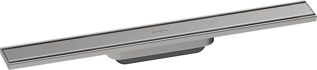 hansgrohe 56196800 RainDrain Original 600 Edelstahl gebürstet Fertigset Duschrinne Edelstahl Gebürst