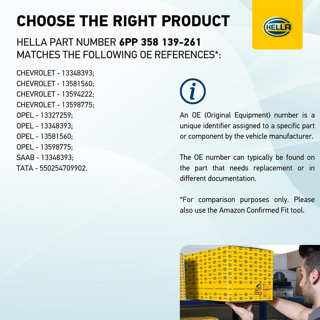 HELLA 6PP 358 139-261 Radsensor, Reifendruck-Kontrollsystem