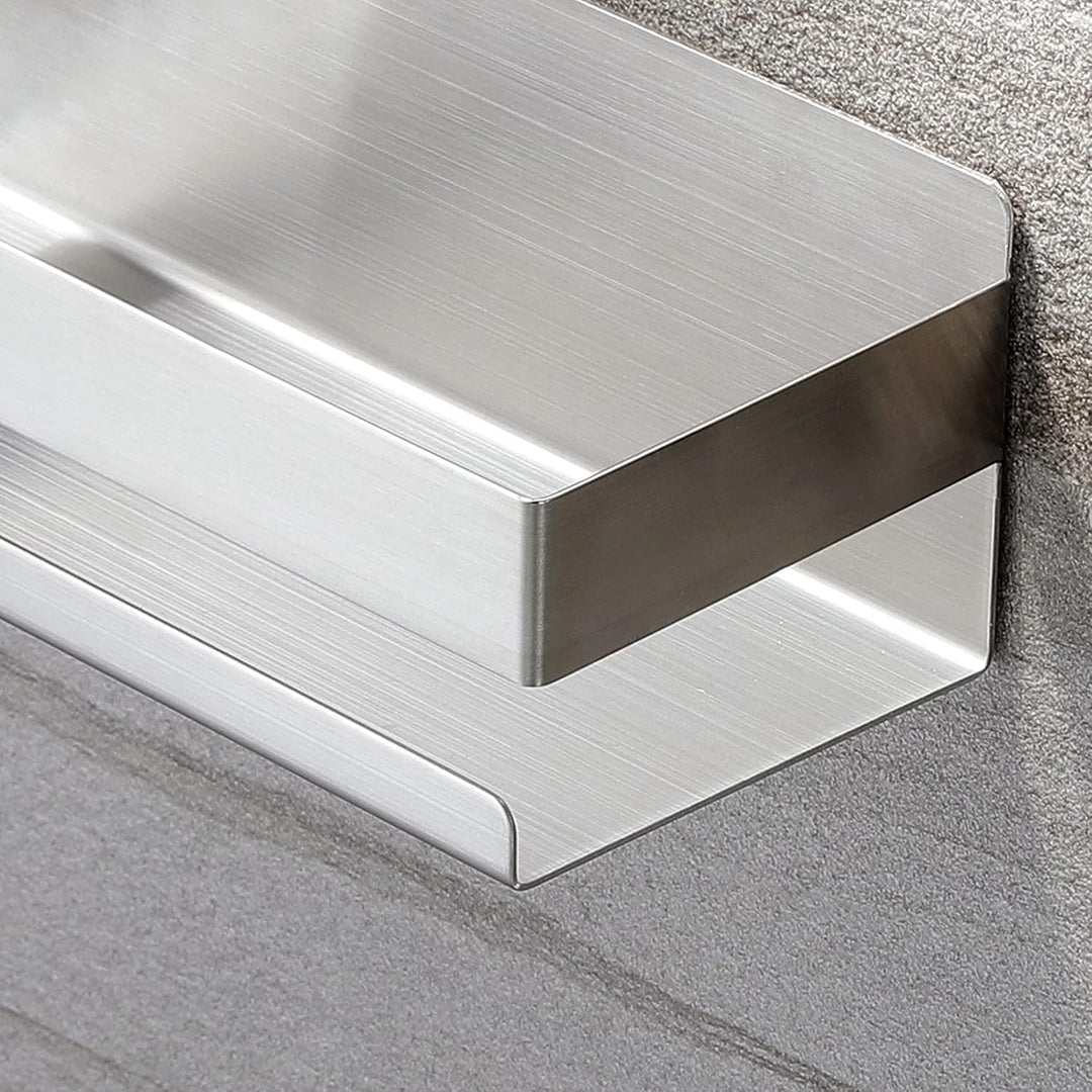 YIGII Duschablage Ohne Bohren – Selbstklebender Badezimmer Organizer aus Rostfreiem Edelstahl, Platz
