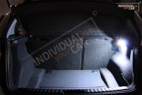 INDIVIDUALise your CAR Innenraumbeleuchtung SET für 1er E81 (Cool-White) Kaltweiss, Cool-White