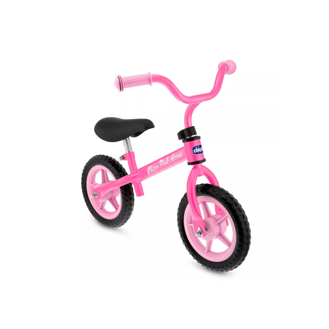 Chicco Pink Arrow Laufrad für Kinder 2-5 Jahre, fürs Gleichgewicht, mit höhenverstellbarem Sattel un