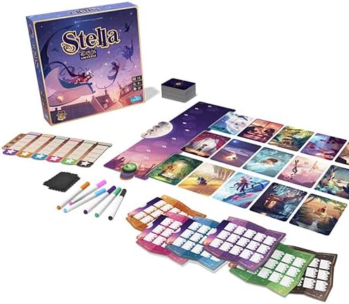 Asmodee - Stern: Dixit Universe, Brettspiel der Fantasie und Fantasie, 3-6 Spieler, 8+ Jahre, italie