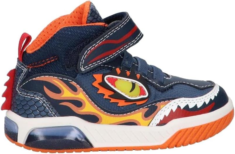 Geox Jungen J Inek Boy A Sneakers 25 EU Navy Lt Blue, 25 EU Navy Lt Blue