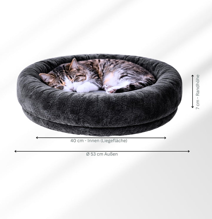 nanook - Liegeplatz, Liegemulde XL - Liegefläche Ø 53 cm - für grosse Katzen geeignet - für M8 M10 K