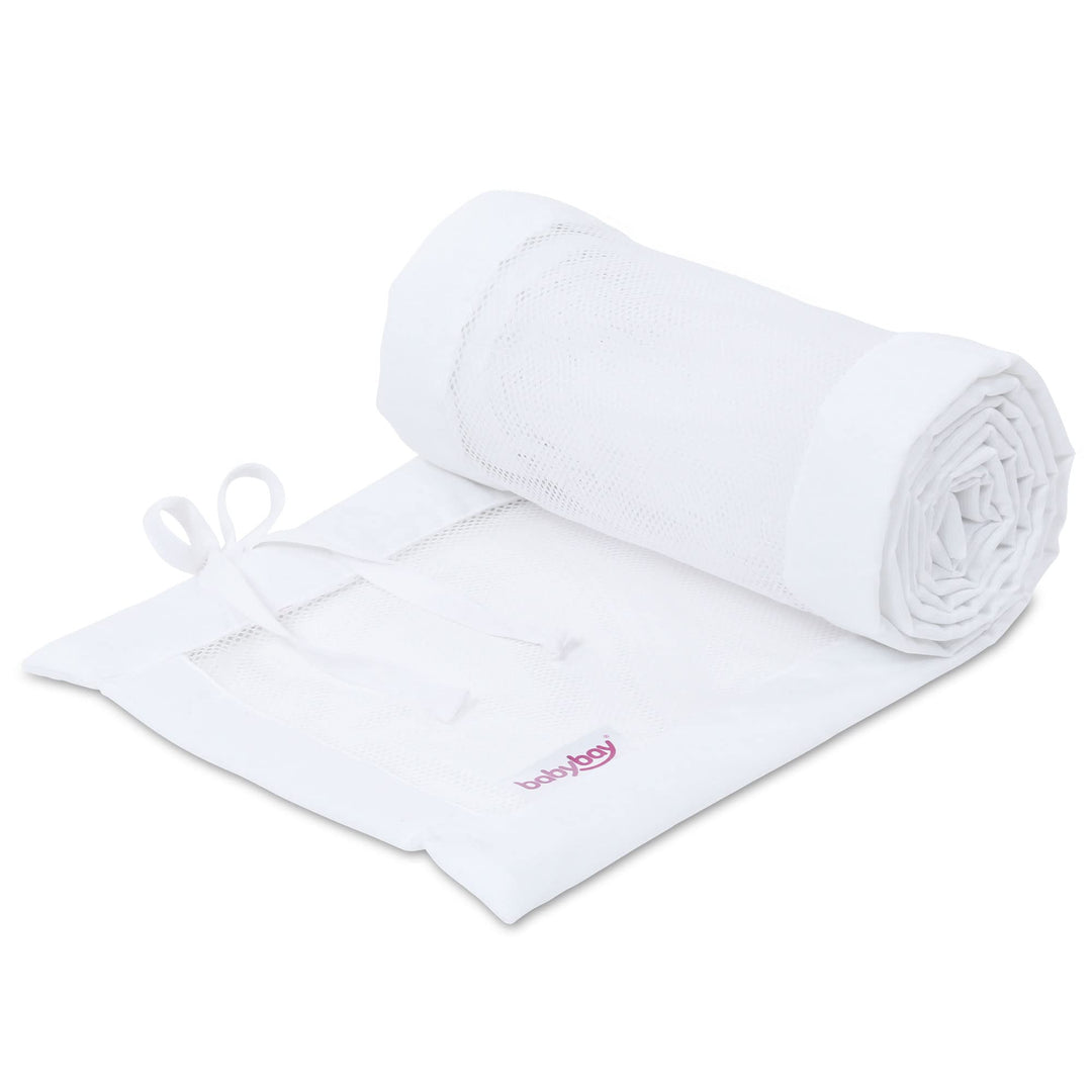 babybay Nestchen Mesh-Piqué/Bettumrandung für Beistellbett/Stossschutz für Baby Bett, passend für Mo