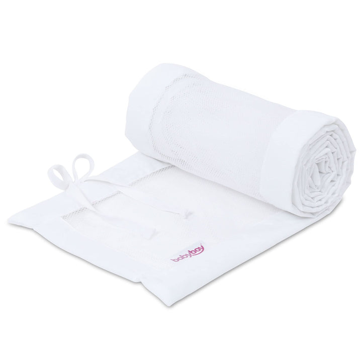 babybay Nestchen Mesh-Piqué/Bettumrandung für Beistellbett/Stossschutz für Baby Bett, passend für Mo