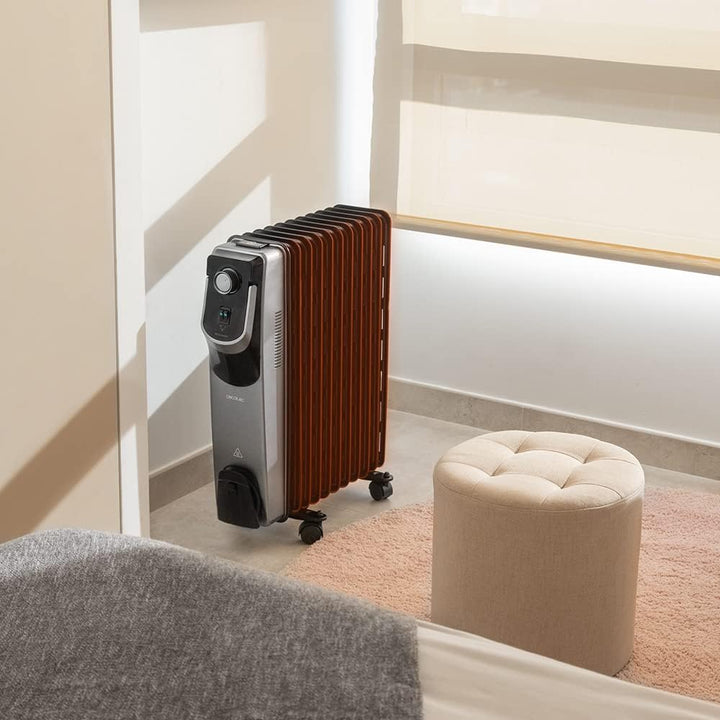 Cecotec Öl-Radiator ReadyWarm 11000 Space 360º Black. 2500 W, 11 Module, 3 Leistungsstufen, Kabelauf