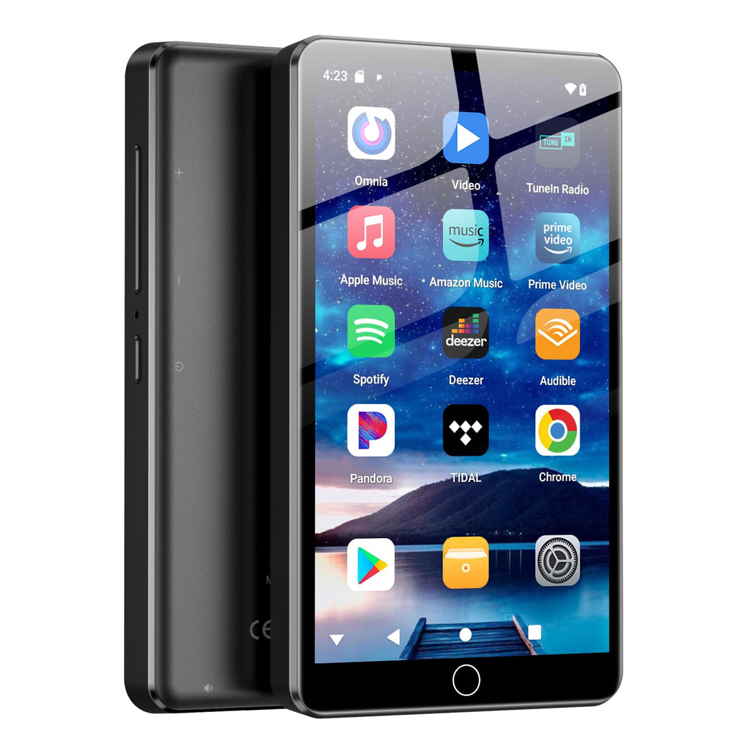 MP3 Player Spotify with Bluetooth, WLAN und 4.02 Inch Touchscreen Black, Black