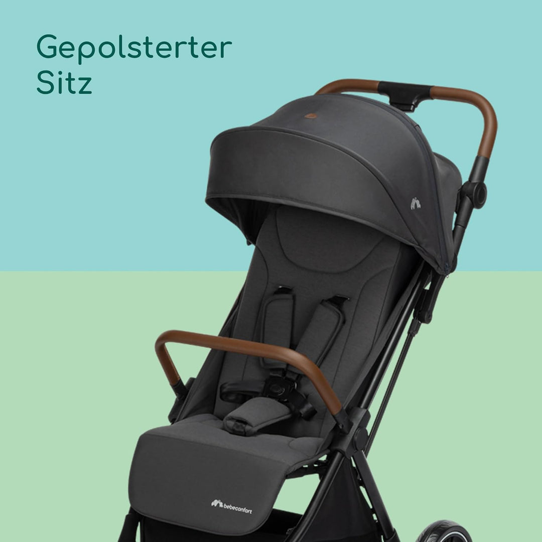 Bebeconfort Indra, Kinderwagen, 0–4 Jahre (22 kg), Schnell automatisch klappbarer Kinderwagen, Integ