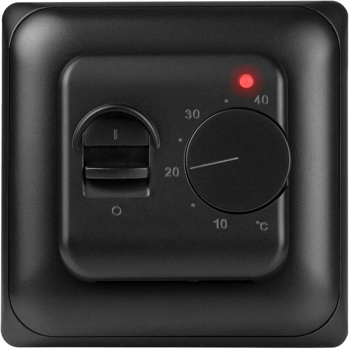 Analoges Unterputz-Thermostat Raumthermostat mit externem Bodensensor für elektrische Fussbodenheizu