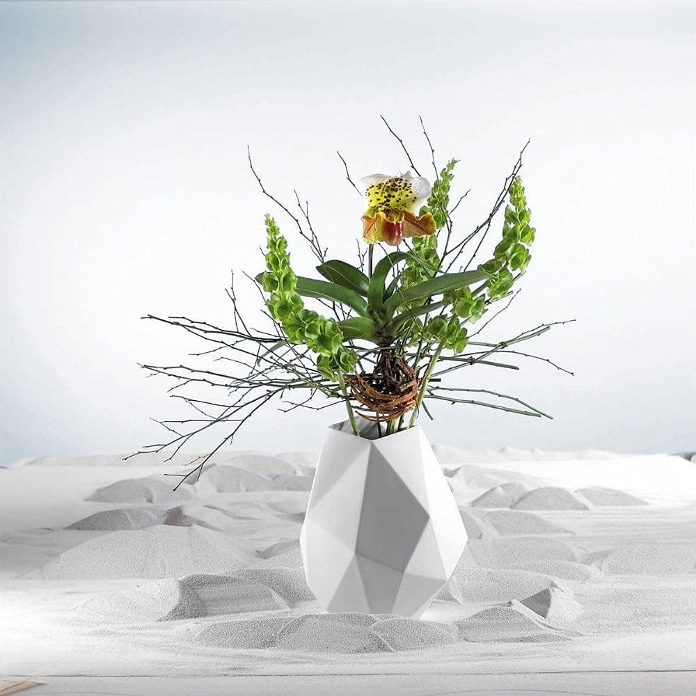 Rosenthal 14270-100102-26030 Vase/Blumenvase - Surface - Porzellan - weiss matt - 30 cm H 30cm, H 30