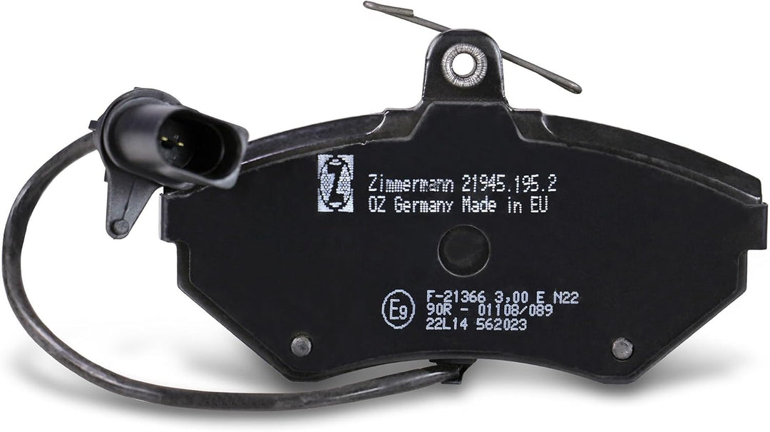 Zimmermann 21945.195.2 Bremsbeläge-Kit, vorne, 1 Sensor, 4 vibrationshemmende Platten, inklusive Zub