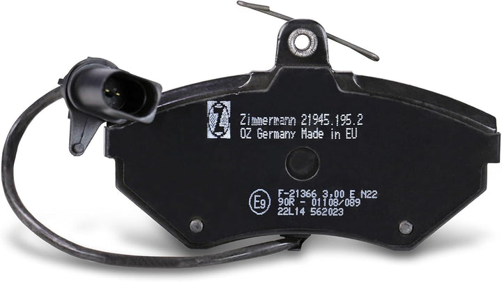 Zimmermann 21945.195.2 Bremsbeläge-Kit, vorne, 1 Sensor, 4 vibrationshemmende Platten, inklusive Zub