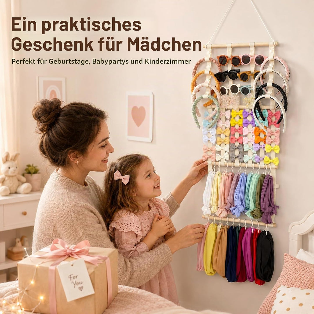 Haarschmuck Aufbewahrung Mädchen, Haarschleifenhalter, Haarspangen Halter