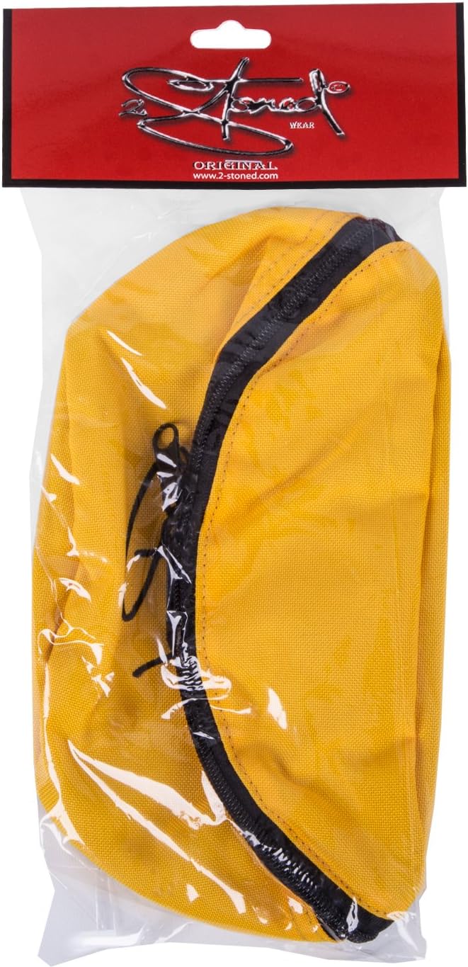 2stoned Hüfttasche Bauchtasche mit Stick Classic Logo in Gelb für Erwachsene und Kinder, Gelb