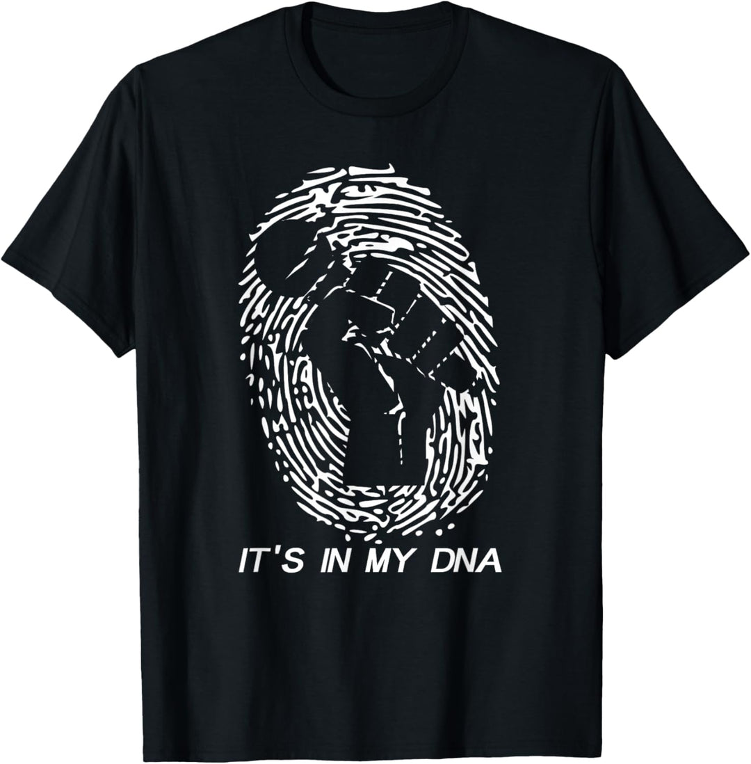 Sänger-Mikrofon – It's In My DNA Shirt Geschenk für Sänger T-Shirt