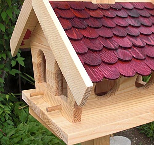 Vogelhaus (V14) Vogelhäuser Vogelfutterhaus Vogelhäuschen-aus Holz-Vogelhausständer-Nistkasten Vogel