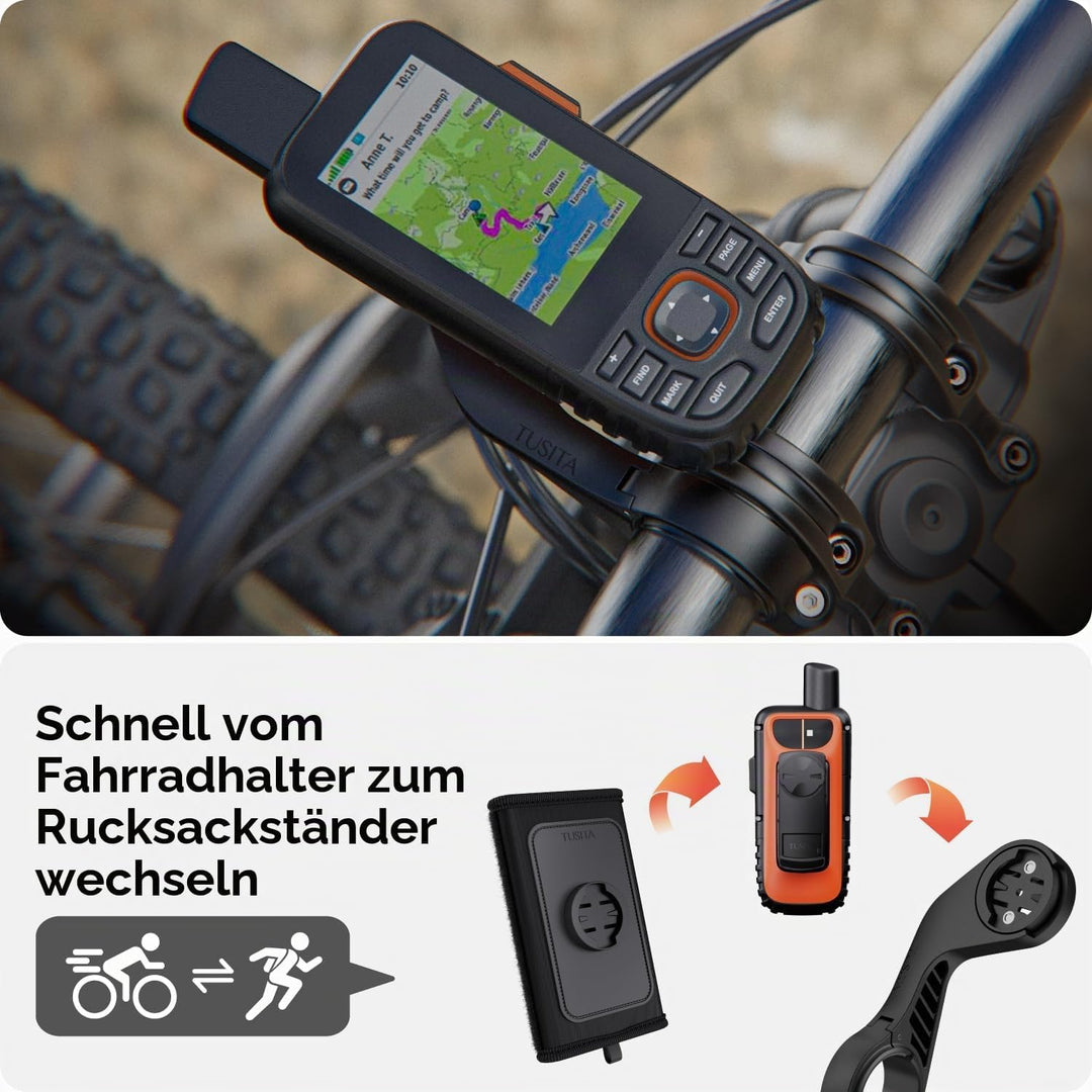 TUSITA Rucksack Halterung Zubehör Kompatibel mit Garmin Handheld GPS Geräte - Schultergurt Halterung