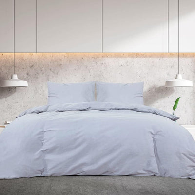 homiuse Bettwäsche-Set Grau 155x220 cm Baumwolle Bettwäsche Winter Kuschel Bettwäsche Baumwolle Bett
