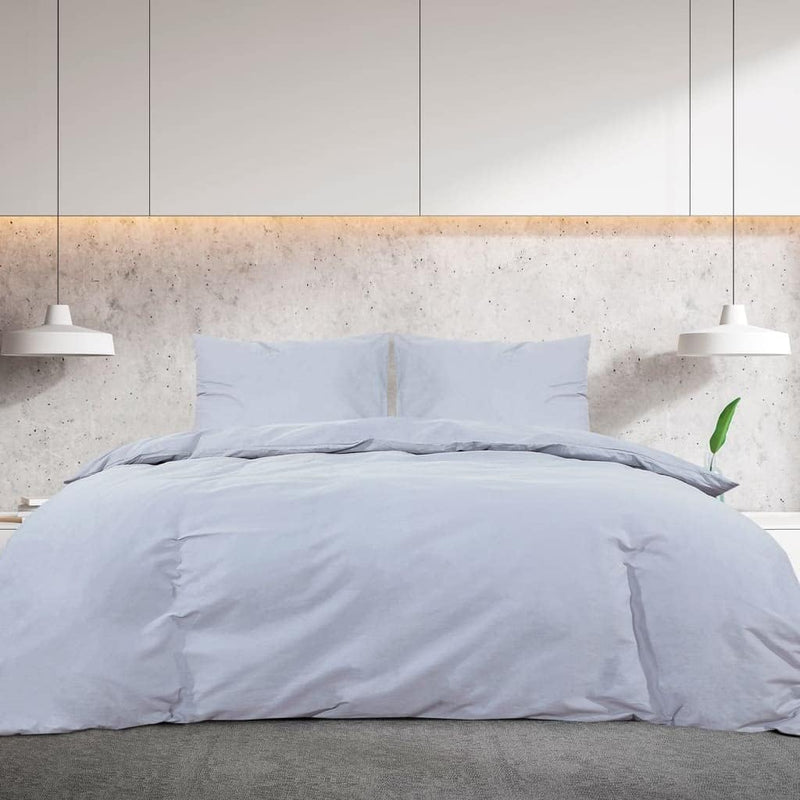 homiuse Bettwäsche-Set Grau 155x220 cm Baumwolle Bettwäsche Winter Kuschel Bettwäsche Baumwolle Bett
