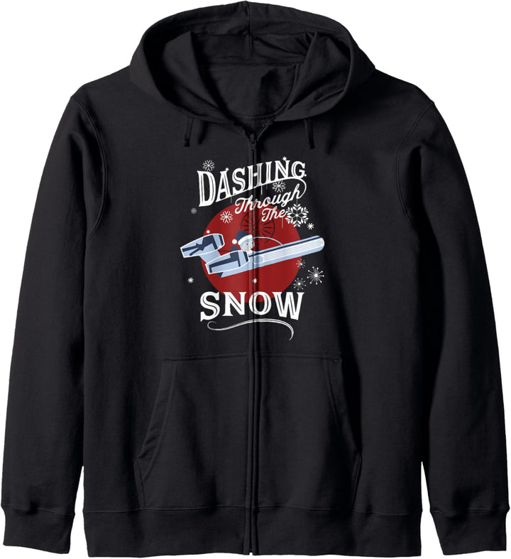 Star Wars Luke Dashing Through Snow Christmas Kapuzenjacke