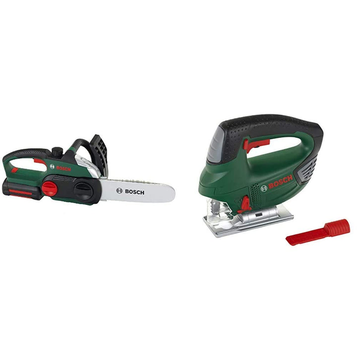 Theo Klein 8399 Bosch Kettensäge I Originalgetreue, kindgerechte Nachbildung I 13 cm x 39,5 cm x 14