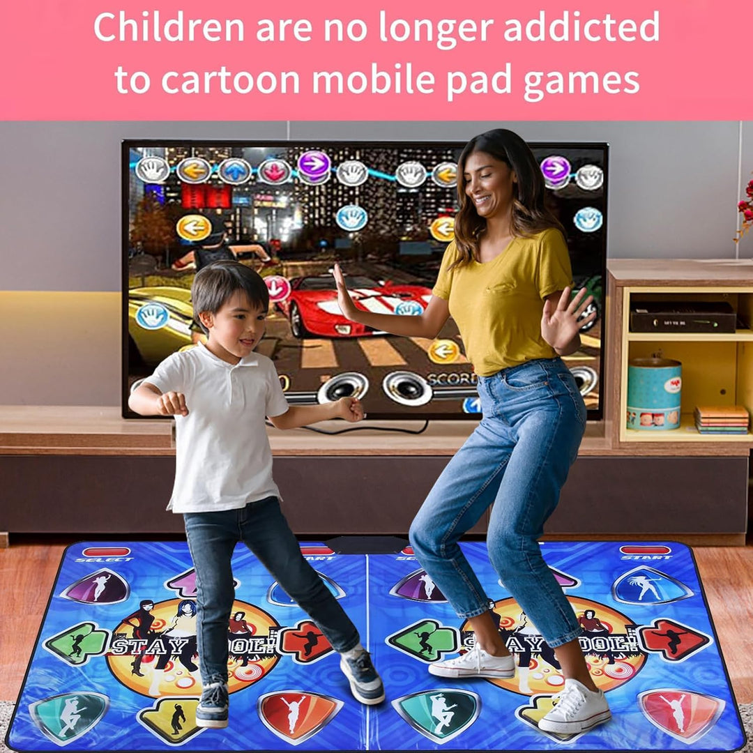 Tanzmatte, rutschfeste kabellose Tanzmatte für Kinder und Erwachsene, Tanzspiel für TV, Tanzspielmat