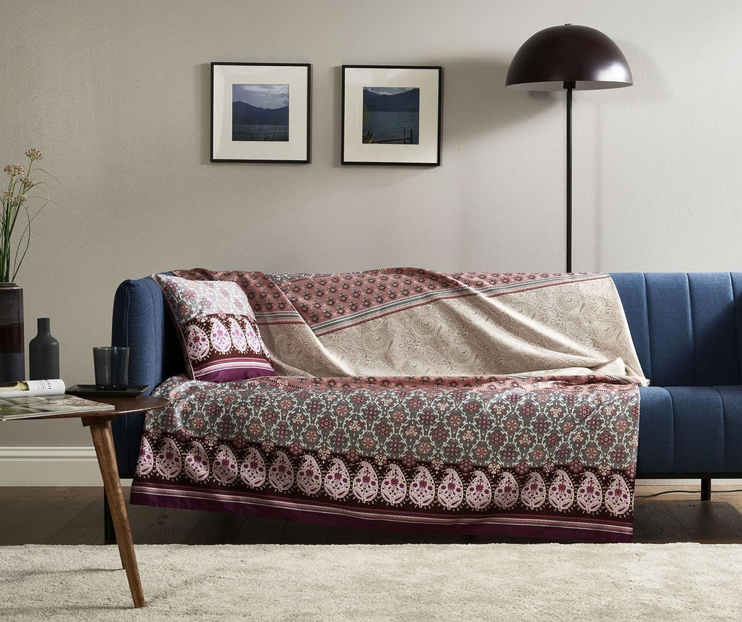 Bassetti Foulard, Baumwolle, BEIGE, 180x270