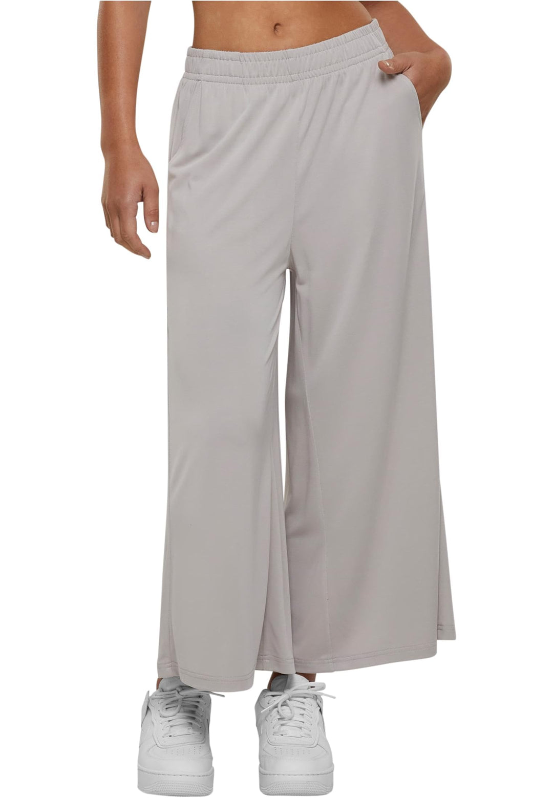 Urban Classics Frauen Hose Ladies Modal Culotte, lässige Culotte für Frauen, 3/4 Länge, mit Gummibun