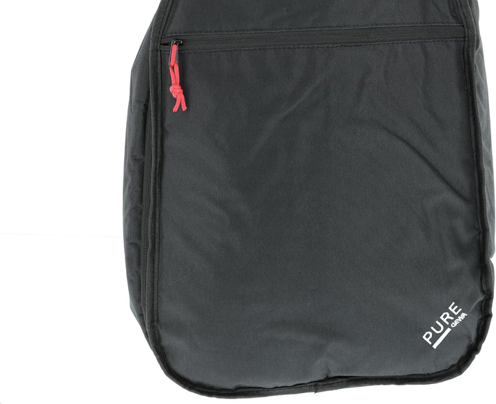 PURE GEWA Gitarren Gig-Bag Serie 110 für E-Gitarre, Softgriff gepolstert, grosse Notentasche, Rucksa