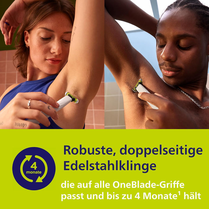 Philips OneBlade Intimate, elektrischer Intimrasierer und Intimtrimmer für Männer und Frauen, mit ex