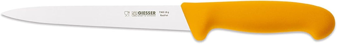 Giesser seit 1776 - Made in Germany - Filiermesser orange, Basic Orange, Klinge 18 cm, rutschfest, F