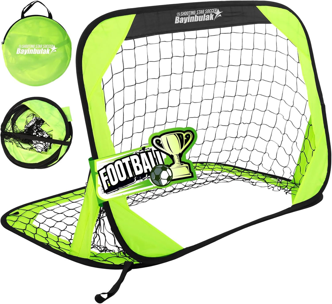 bayinbulak Fussballtor für Kinder Mini Fussballtor Pop-up Fussballtor x1 3.3&