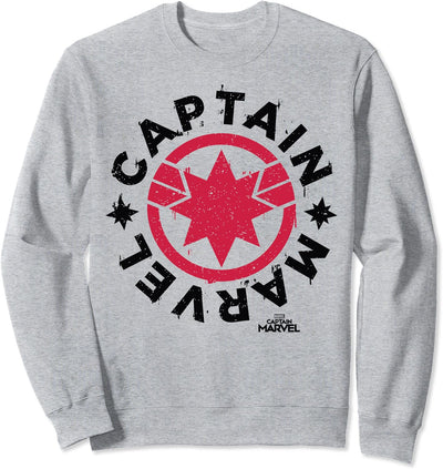 Captain Marvel Symbol Logo Sweatshirt