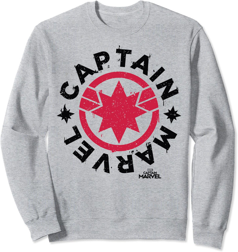 Captain Marvel Symbol Logo Sweatshirt