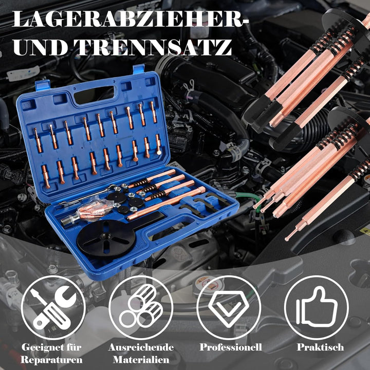 35-in-1 Lagerabzieher-Set Universal Innenlager Abzieher Lagerentfernungswerkzeug Lager Demontage Zah