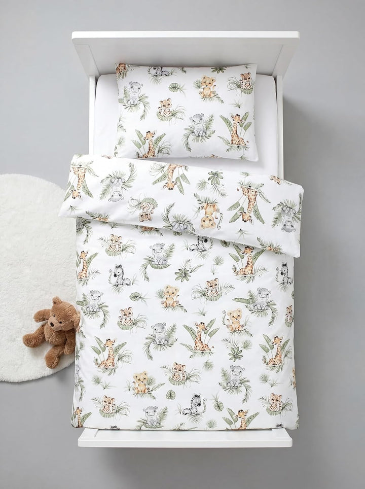 TupTam Kinder Bettwäsche Set Babybettwäsche Bettbezug 100 x 135 120 x 90 Kissenbezug 40 x 60 Jungen