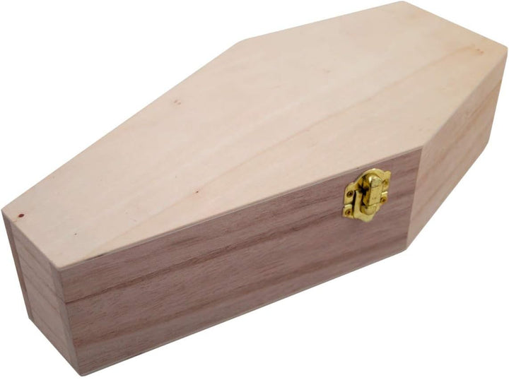 petbye Holz Kleintiersarg Natur belassen - Grösse S Tiersarg mit festem Metallverschluss Haustier Be