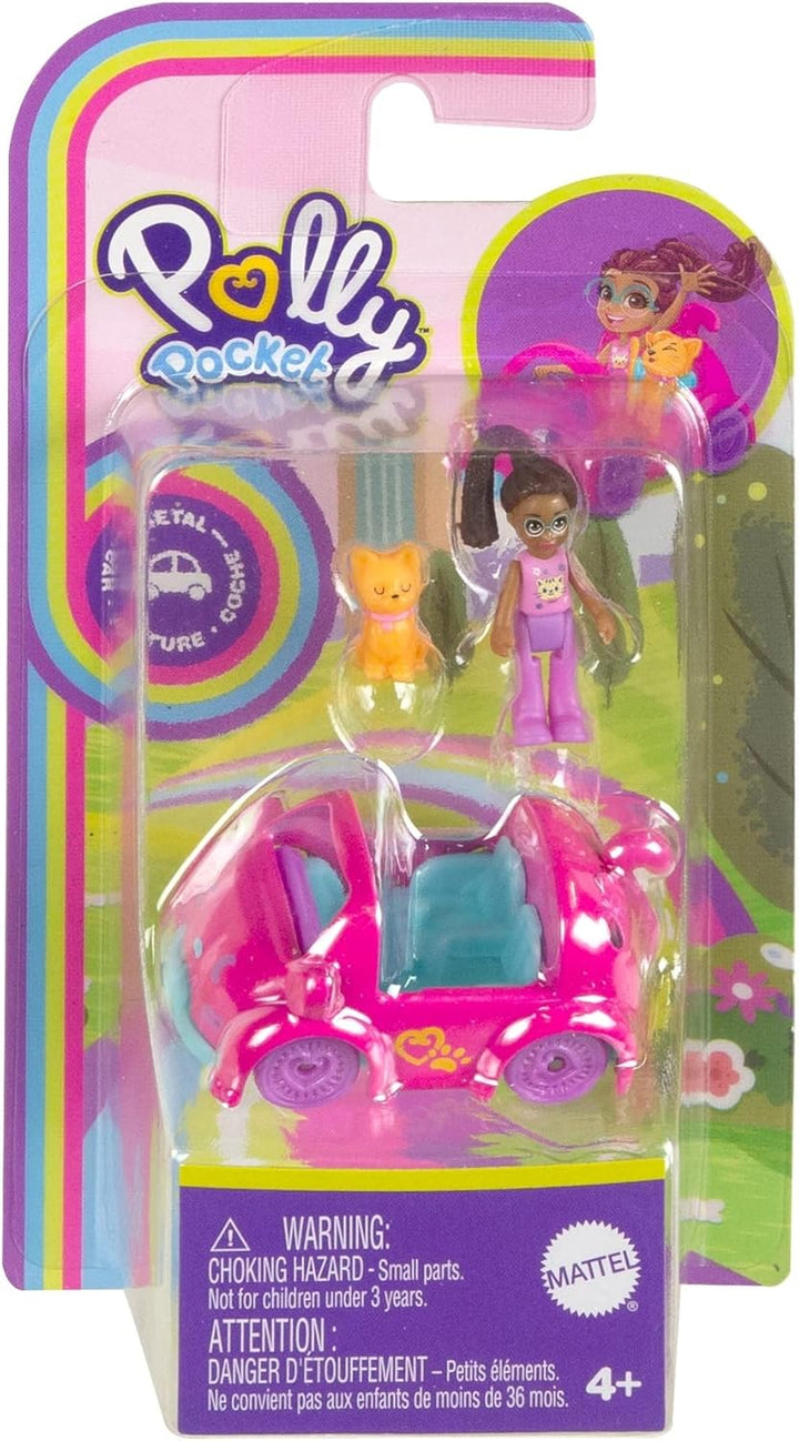 Polly Pocket Pollyville Autko Kotek [FIGURKA]